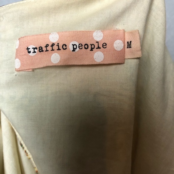 TRAFFIC PEOPLE gold bejeweled jewel print Dress M - Picture 9 of 14